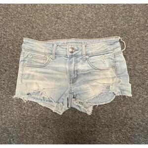 ✨ American Eagle Low Rise Micro Shorts Lace Pockets - 0 ✨